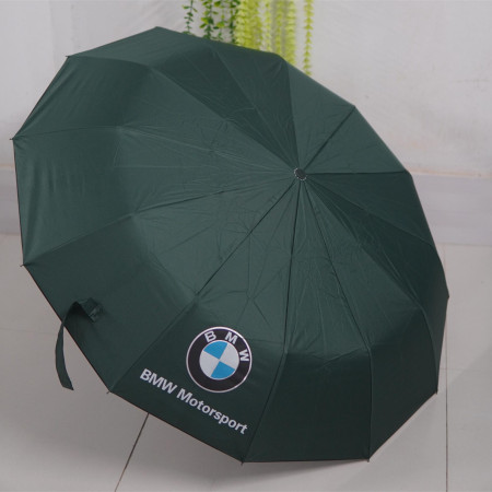 BMW 12 Ribs Umbrella (Bottle Green)