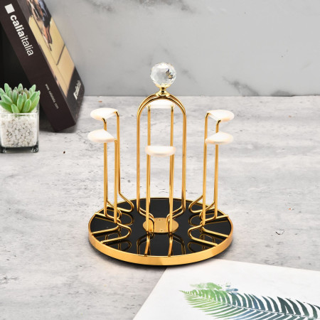 Rotatable Glass Holder Rack