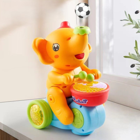 Elephant Toy- (Orange)